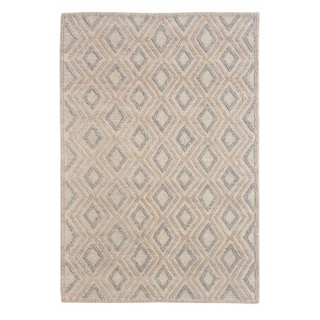 Palacedesigns 6 x 9 ft. Diamond Lattice Modern Area Rug - Tan - Natural & Grey PA3689495